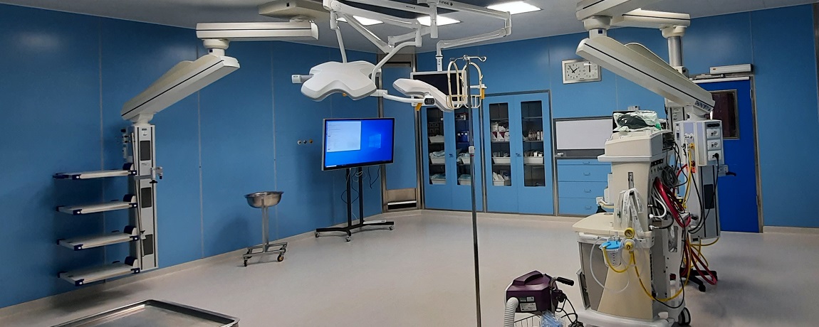 Operating room at the Argenta hospital (detail) 