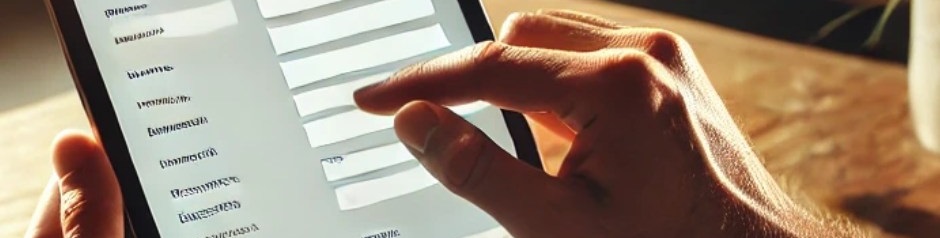 Immagine di repertorio: questionario digitale