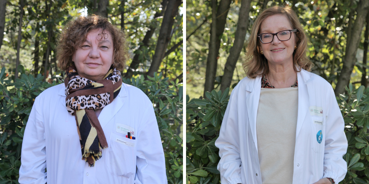 La Dr.ssa Maria Cristina Manara e la Dr.ssa Katia Scotlandi, rispettivamente ricercatrice e direttrice del Laboratorio di Oncologia sperimentale