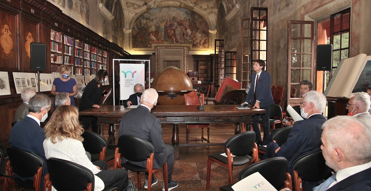 Un momento della presentazione della Fondazione Istituto Ortopedico Rizzoli